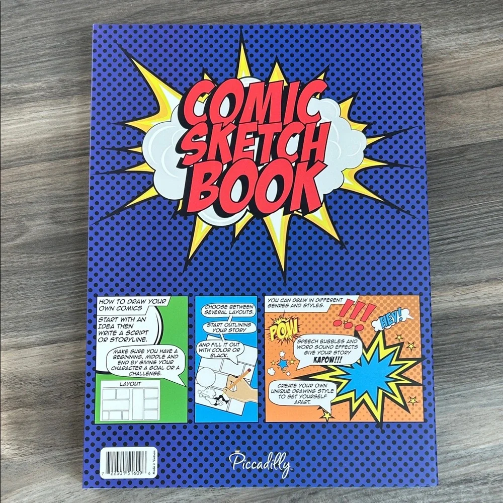 NWT Comic Sketch Book